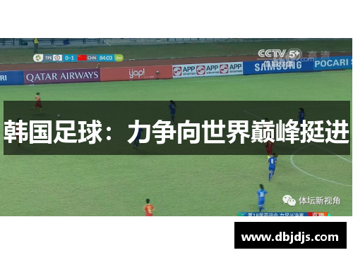 韩国足球：力争向世界巅峰挺进